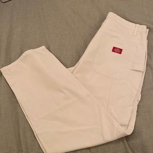 White Dickies Carpenter Pant